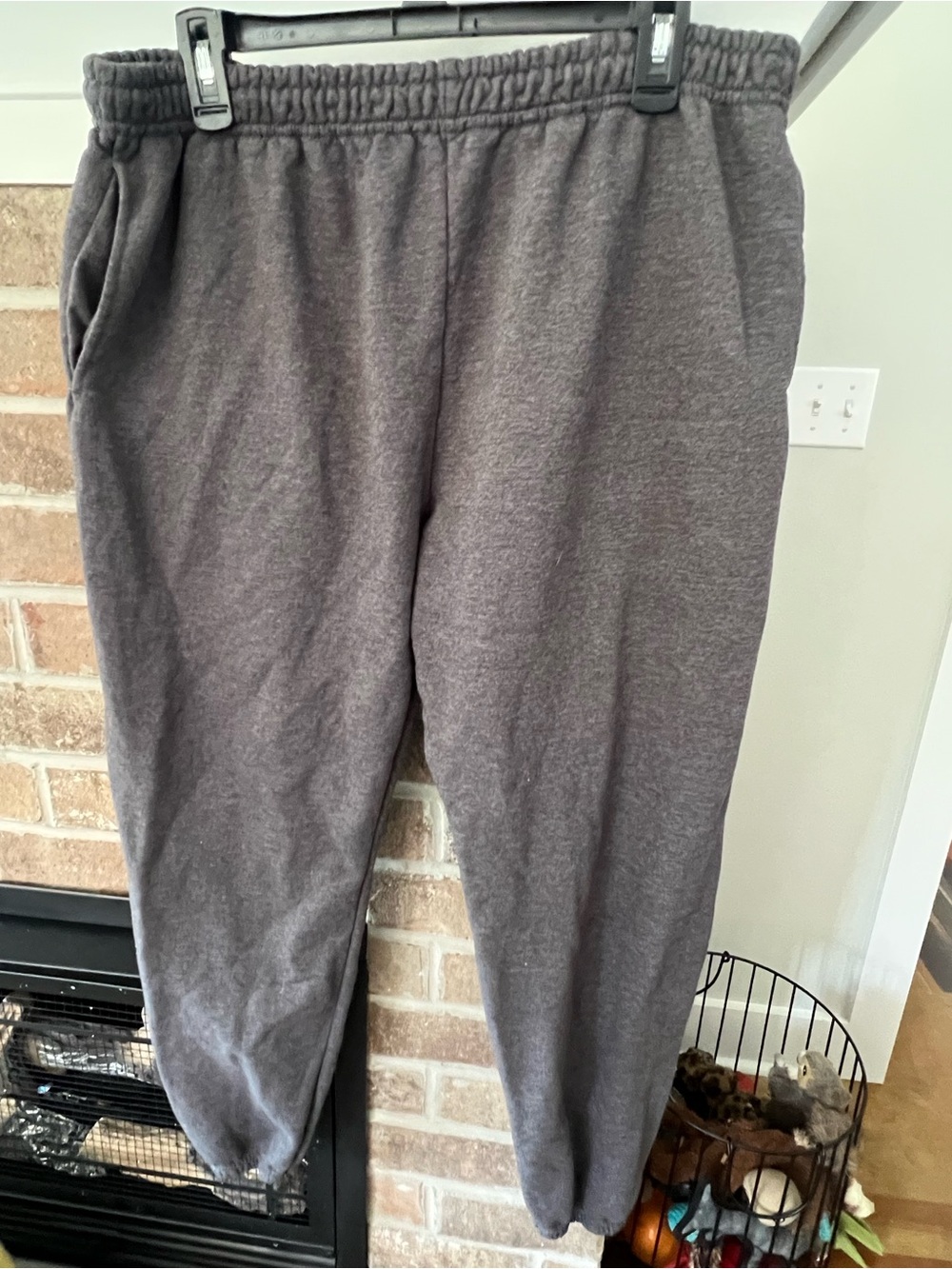Athletic Works Dark Gray Men's Jogger Sweatpants